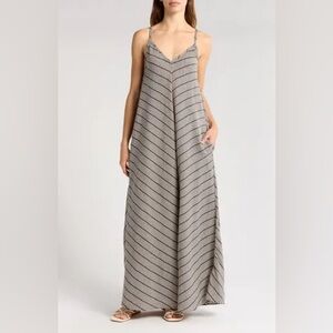 Mother Go With The Flow Maxi Dress Line In The Sand Stripe Medium Flowy